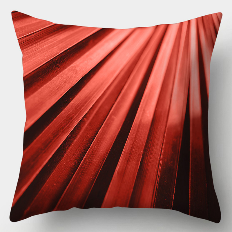 Κόκκινη Καρδιά Sharp Flowers Μαξιλαροθήκη για Μαξιλάρια Romantic Lovers Floral Μαξιλαροθήκη 45x45 Δώρο για Γυναικεία Κοριτσίστικη Διακόσμηση σπιτιού 45x45 εκ.