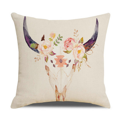 Ins Style Lanena jastučnica Boho Dream Catcher Pernate jastučnice Dekoracija za kućni kauč Navlaka za jastuke Ukras za automobil