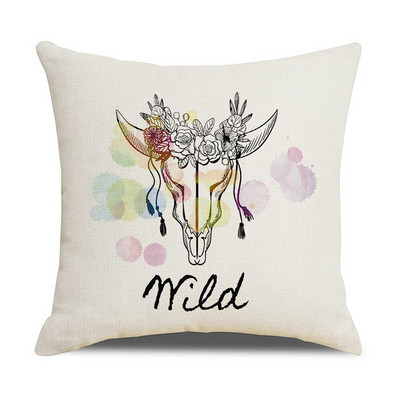 Ins Style Lanena jastučnica Boho Dream Catcher Pernate jastučnice Dekoracija za kućni kauč Navlaka za jastuke Ukras za automobil