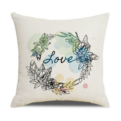 Ins Style Lanena jastučnica Boho Dream Catcher Pernate jastučnice Dekoracija za kućni kauč Navlaka za jastuke Ukras za automobil