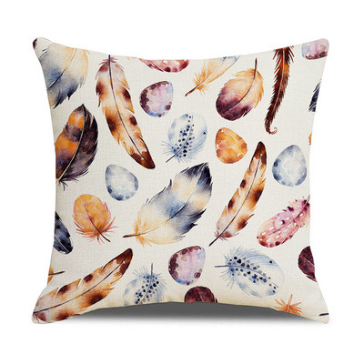 Ins Style Lanena jastučnica Boho Dream Catcher Pernate jastučnice Dekoracija za kućni kauč Navlaka za jastuke Ukras za automobil