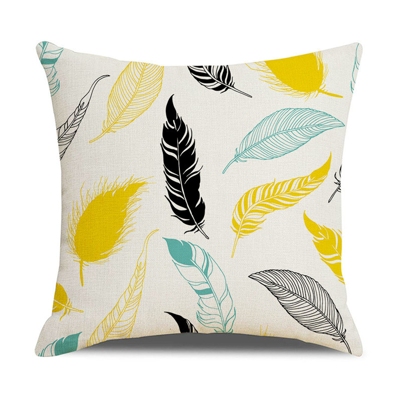 Ins Style Lanena jastučnica Boho Dream Catcher Pernate jastučnice Dekoracija za kućni kauč Navlaka za jastuke Ukras za automobil