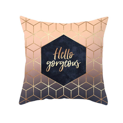 Auksinis abstraktus geometrinis pagalvės užvalkalas marmurinis paslaptingas raštas tamsiai žalia pagalvė aukšto lygio biuro sofos dekoras 45x45 50x50 išmetimo pagalvė