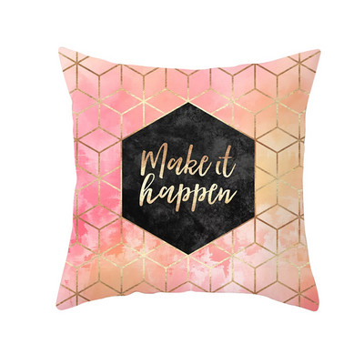 Auksinis abstraktus geometrinis pagalvės užvalkalas marmurinis paslaptingas raštas tamsiai žalia pagalvė aukšto lygio biuro sofos dekoras 45x45 50x50 išmetimo pagalvė