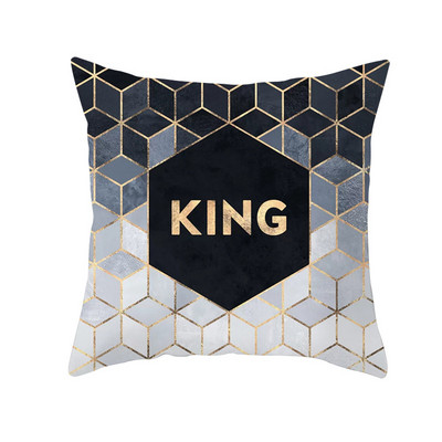 Auksinis abstraktus geometrinis pagalvės užvalkalas marmurinis paslaptingas raštas tamsiai žalia pagalvė aukšto lygio biuro sofos dekoras 45x45 50x50 išmetimo pagalvė