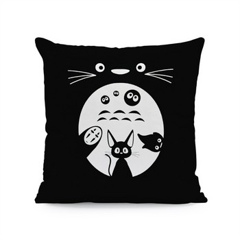 Γιαπωνέζικο Anime Funny Happy Cat Pillows Decor Case Home Huge Kitten Διακοσμητικές Μαξιλαροθήκες Διακόσμηση σπιτιού Αισθητική 40x40 45x45