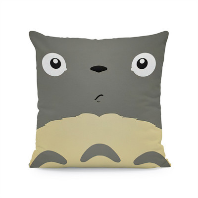 Japán anime Vicces Happy Cat párnahuzat dekoráció otthon Hatalmas cica dekoratív párnahuzatok otthoni dekoráció esztétika 40x40 45x45