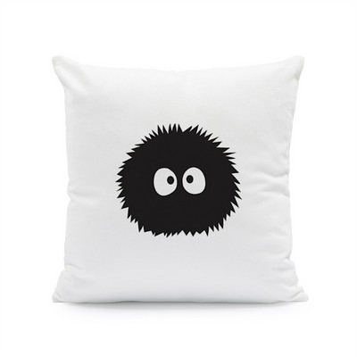 Japán anime Vicces Happy Cat párnahuzat dekoráció otthon Hatalmas cica dekoratív párnahuzatok otthoni dekoráció esztétika 40x40 45x45