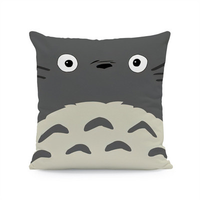 Japán anime Vicces Happy Cat párnahuzat dekoráció otthon Hatalmas cica dekoratív párnahuzatok otthoni dekoráció esztétika 40x40 45x45