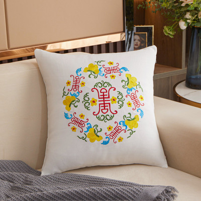 Kanapé hímzés párnahuzat Otthoni dekoráció Szoba esztétika Luxus Designer párnahuzatok Dekoratív lakberendezés Modern 45x45