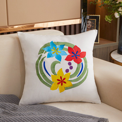 Kanapé hímzés párnahuzat Otthoni dekoráció Szoba esztétika Luxus Designer párnahuzatok Dekoratív lakberendezés Modern 45x45