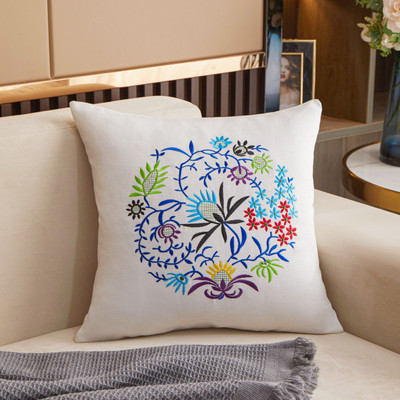 Kanapé hímzés párnahuzat Otthoni dekoráció Szoba esztétika Luxus Designer párnahuzatok Dekoratív lakberendezés Modern 45x45
