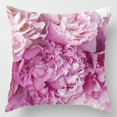 Pavasarinis spalvingas gėlių pagalvių užvalkalas Gėlėtas pagalvių užvalkalas Namų dekoras Prabangios dizainerio dvigulės lovos pagalvėlės 45x45 sodo kėdė