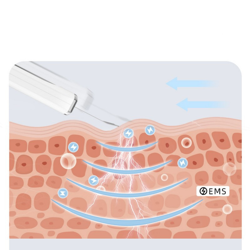 Ultrahangos bőrradír peeling mitesszer eltávolító mély arctisztító ultrahangos ionos ance pórustisztító arclapátos arctisztító