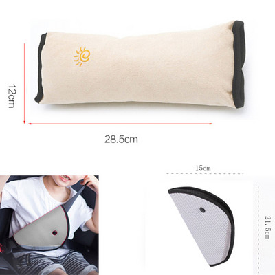 Autó biztonsági övek párnahuzat gyerek gyerekeknek baba utazás alvás pozicionáló védelem automatikus biztonsági öv beállítása plüss párna váll