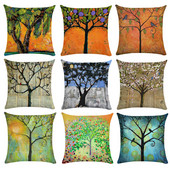 Staro ulje na platnu Cvjetna jastučnica Šareni napredni uzorak Jastučnica Vrtna sofa Kućni dekor 40X40 45X45 Jastuk Dekoracija kreveta