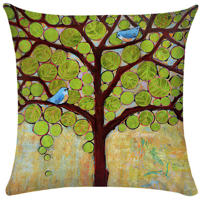 Staro ulje na platnu Cvjetna jastučnica Šareni napredni uzorak Jastučnica Vrtna sofa Kućni dekor 40X40 45X45 Jastuk Dekoracija kreveta