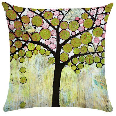 Staro ulje na platnu Cvjetna jastučnica Šareni napredni uzorak Jastučnica Vrtna sofa Kućni dekor 40X40 45X45 Jastuk Dekoracija kreveta