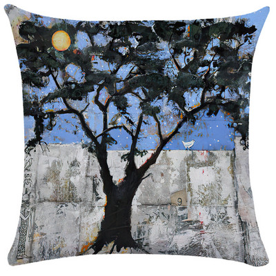 Staro ulje na platnu Cvjetna jastučnica Šareni napredni uzorak Jastučnica Vrtna sofa Kućni dekor 40X40 45X45 Jastuk Dekoracija kreveta