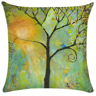 Staro ulje na platnu Cvjetna jastučnica Šareni napredni uzorak Jastučnica Vrtna sofa Kućni dekor 40X40 45X45 Jastuk Dekoracija kreveta