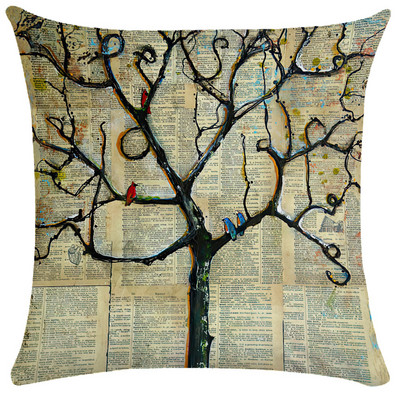 Staro ulje na platnu Cvjetna jastučnica Šareni napredni uzorak Jastučnica Vrtna sofa Kućni dekor 40X40 45X45 Jastuk Dekoracija kreveta