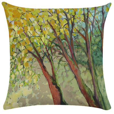 Staro ulje na platnu Cvjetna jastučnica Šareni napredni uzorak Jastučnica Vrtna sofa Kućni dekor 40X40 45X45 Jastuk Dekoracija kreveta