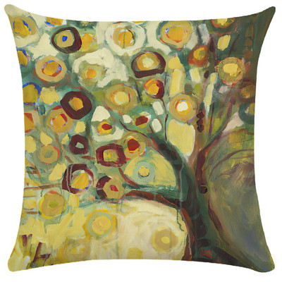 Staro ulje na platnu Cvjetna jastučnica Šareni napredni uzorak Jastučnica Vrtna sofa Kućni dekor 40X40 45X45 Jastuk Dekoracija kreveta