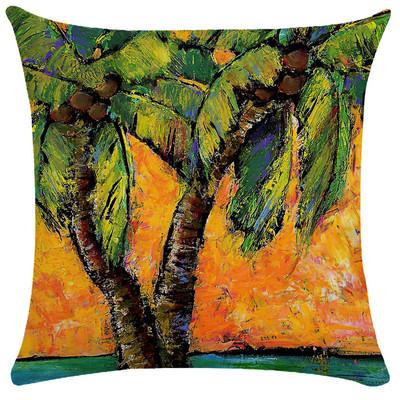 Staro ulje na platnu Cvjetna jastučnica Šareni napredni uzorak Jastučnica Vrtna sofa Kućni dekor 40X40 45X45 Jastuk Dekoracija kreveta