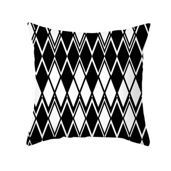 Διακοσμητικά μαξιλάρια για καναπέ Abstract Μαύρη Λευκή Μαξιλαροθήκη Αισθητική Κάλυμμα Διπλό Μαξιλάρια Κρεβάτι 40x40 45x45 cm Boho Decor Home
