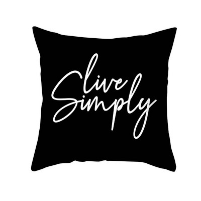 Dekoratiivsed padjad diivanile Abstraktne must valge padjapüür Esteetika kaheinimesevoodi padjad kate 40x40 45x45 cm Boho kodukaunistus