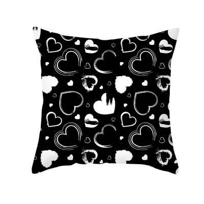 Dekoratiivsed padjad diivanile Abstraktne must valge padjapüür Esteetika kaheinimesevoodi padjad kate 40x40 45x45 cm Boho kodukaunistus
