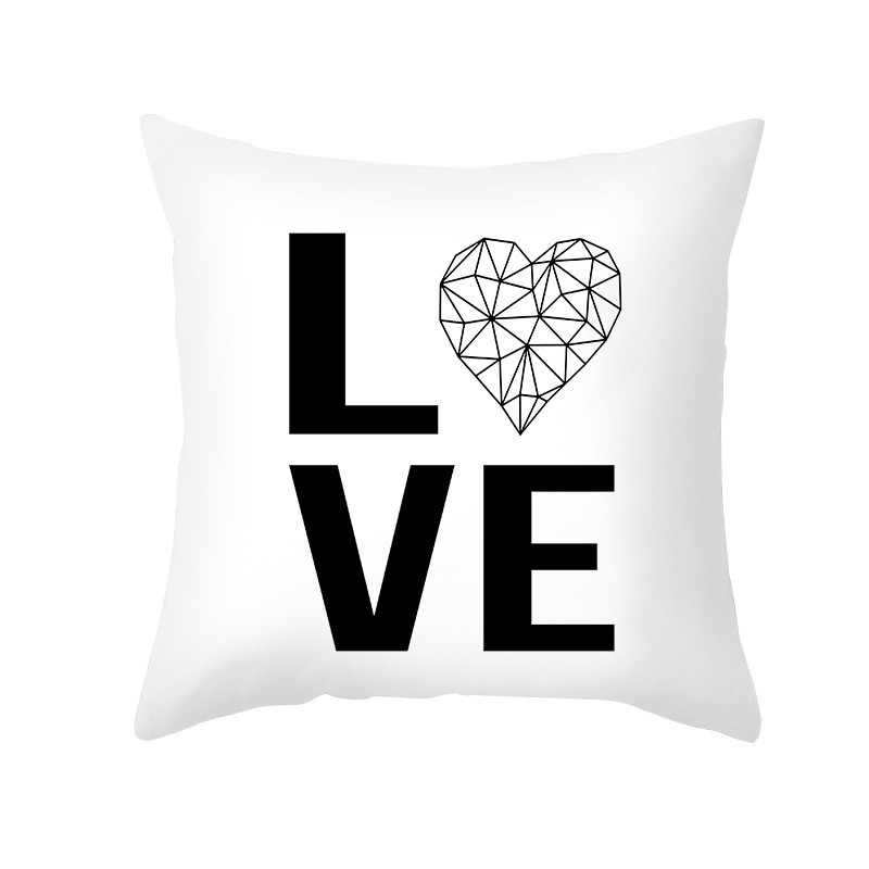 Dekoratiivsed padjad diivanile Abstraktne must valge padjapüür Esteetika kaheinimesevoodi padjad kate 40x40 45x45 cm Boho kodukaunistus