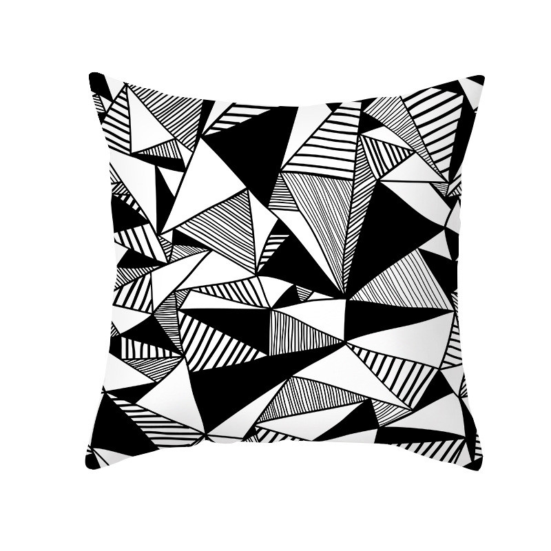 Dekoratiivsed padjad diivanile Abstraktne must valge padjapüür Esteetika kaheinimesevoodi padjad kate 40x40 45x45 cm Boho kodukaunistus