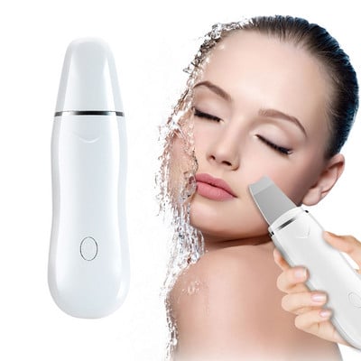 Scrubber cu ultrasunete Vibrare cu ultrasunete Curăţare profundă a feţei Scrubber pentru îndepărtarea punctelor negre Reduce ridurile Lifting facial Peeling