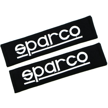 2PCS Подложки за предпазен колан за кола Памучен предпазен капак за колан за SPARCO Направи си сам Автоаксесоари Грижа за рамото на водача