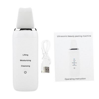 Ultrasonic Face Skin Scrubber Face Cleaning Machine Removal Blackhead Exfoliating Pore Cleaner