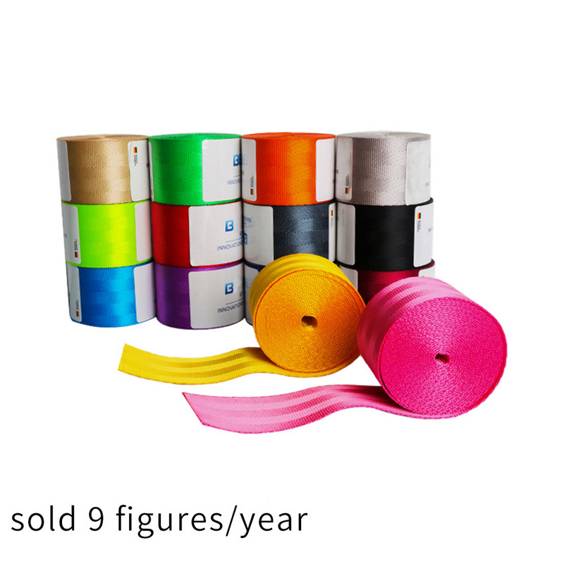 Centuri de siguranță pentru mașină chingă din poliester curea de siguranță retractabilă din nailon 3,5 m nou 48 mm