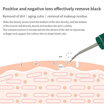 Ултразвуков скрубер за кожата Почистване на лицето Средство за премахване на черни точки Почистващо средство за лице Масажор Машина Инструменти за грижа за кожата TSLM1