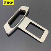 Drapop 1db autó biztonsági öv csat Cink ötvözet biztonsági öv dugó dugó Hangtompító csat biztonsági csat autós biztonsági öv kiegészítők