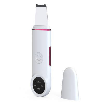 Ultrahangos bőrradír vibrációs arc spatula mitesszer eltávolító arcradír lapát Tiszta kavitációs peeling arc lifting