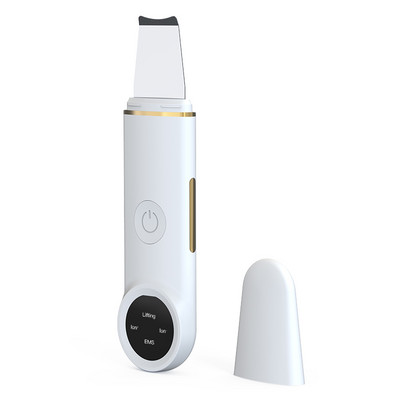 Ultrahangos bőrradír vibrációs arc spatula mitesszer eltávolító arcradír lapát Tiszta kavitációs peeling arc lifting