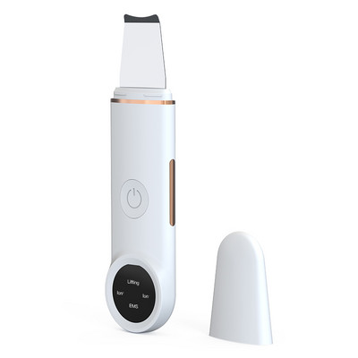 Ultrahangos bőrradír vibrációs arc spatula mitesszer eltávolító arcradír lapát Tiszta kavitációs peeling arc lifting