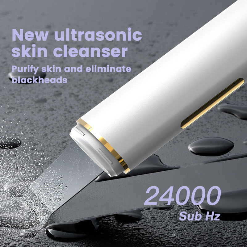 Ultrahangos bőrradír vibrációs arc spatula mitesszer eltávolító arcradír lapát Tiszta kavitációs peeling arc lifting