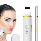 Ultrahangos bőrradír vibrációs arc spatula mitesszer eltávolító lapát Tiszta kavitációs peeling arc lifting