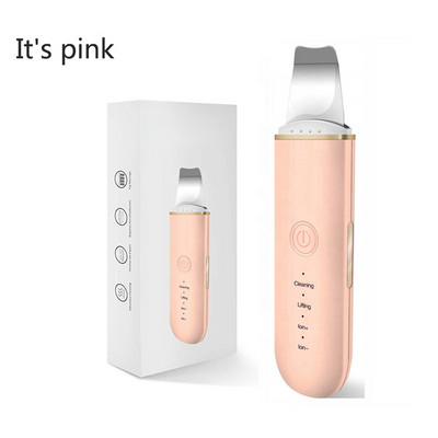Ultrahangos bőrradír vibrációs arc spatula mitesszer eltávolító lapát Tiszta kavitációs peeling arc lifting