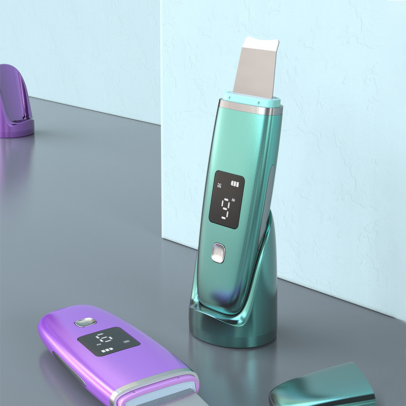 Ultrahangos bőrradír mély arctisztító gép peeling lapát arc pórustisztító arcbőrradír lift lift gép szépség