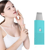 Ultrahangos bőrradír vibrációs arc spatula mitesszer eltávolító arcradír lapát Tiszta kavitációs peeling arc lifting