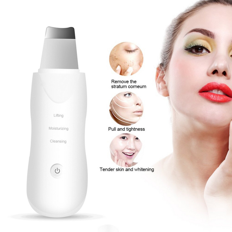 Ultrahangos bőrradír mély arctisztító gép peeling lapát arc pórustisztító arcbőrradír lift lift gép szépség