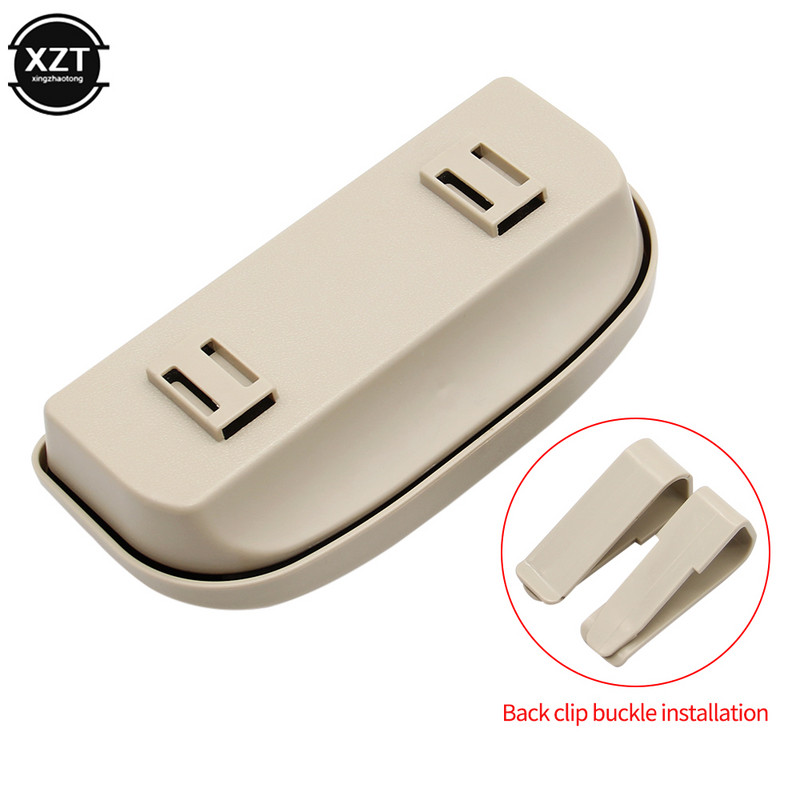 Θήκη γυαλιών 1 τμχ Magnetic Car Sun Visor Glasses Case Organizer Γυαλιά ηλίου Box Holder Visor Sunshade Car Θήκη για γυαλιά