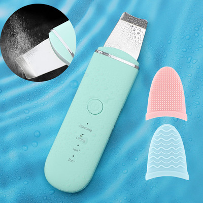 Ultrahangos arcbőrradír vibrációs arc spatula mitesszer eltávolító mély pórustisztító gép peeling bőrápoló